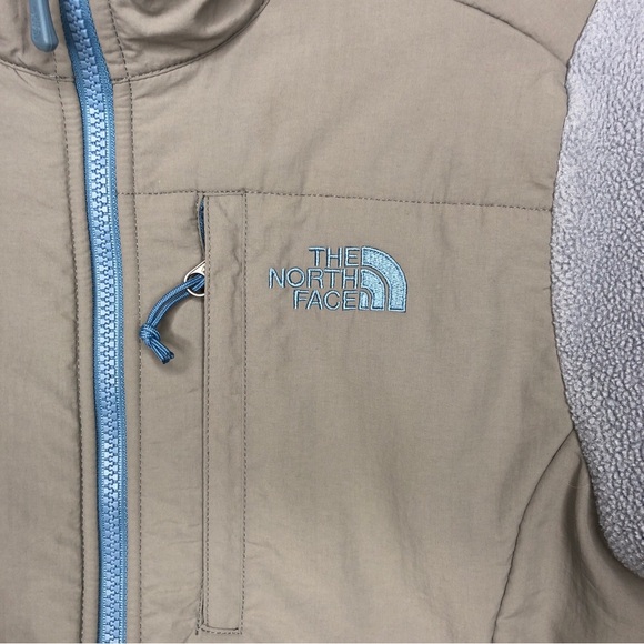 Women's The North Face TNF Gray Fleece Denali Bomber Full Zip Up Jacket Sz XS - Picture 3 of 10